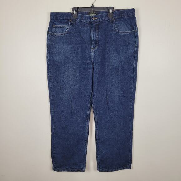 RedHead Men’s 40x30 Flannel Lined Jeans Blue Denim Hunting Cold Weather - Picture 1 of 5